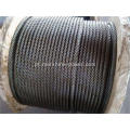 Alta qualidade 6x19 Galvanzied Bright Steel Wire Rope